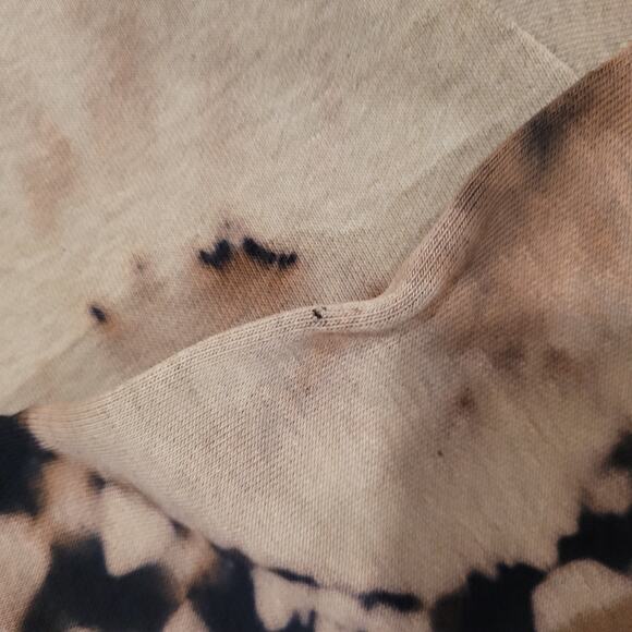 Custom Bleach Dye Nike Dri-FIT Cropped Sweatshirt Womens Oversized L/XL Boxy Fit - Picture 6 of 11